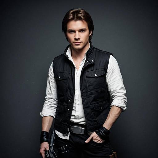 Stylish Han Solo Cosplay with Rugged Flair