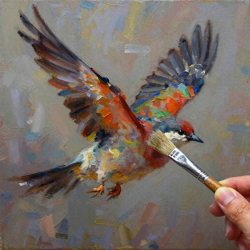 Dynamic Feathering Brush in Oil Painting