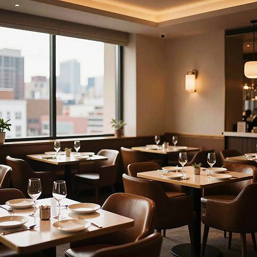 Cozy Elegant Restaurant Interior