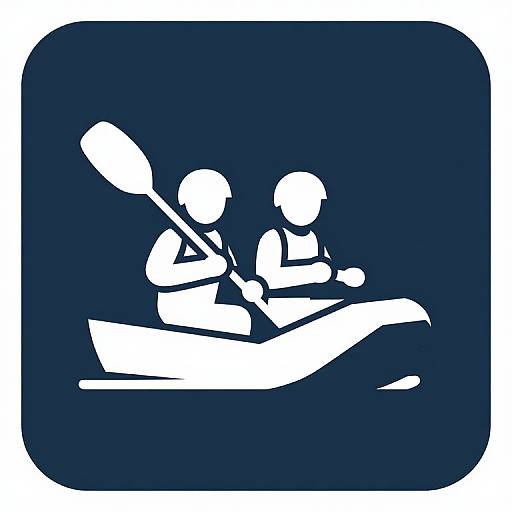 Rafting Adventure Icon Design