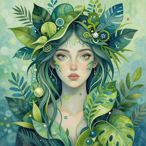 Ethereal Nature Spirit Woman