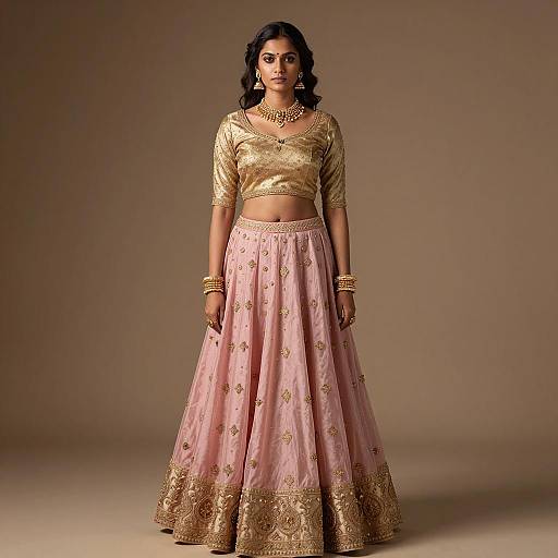 Elegant Indian Woman in Traditional Attire