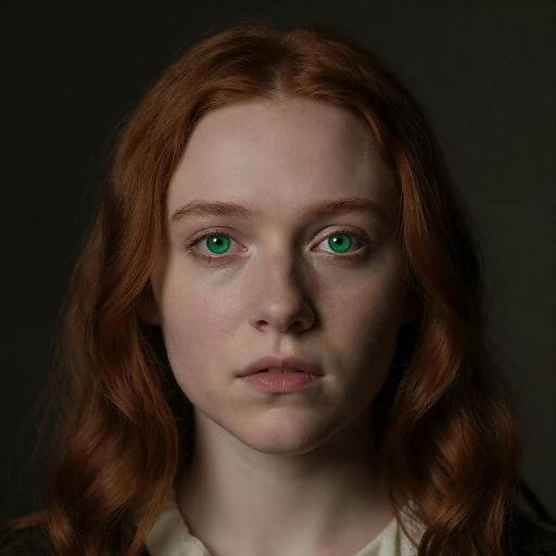 Baroque Chiaroscuro Portrait of Florence Pugh