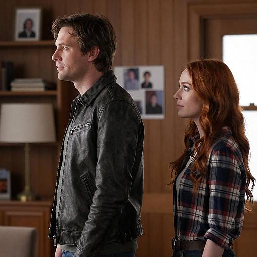 Indoor Couple Portrait with Natural Light