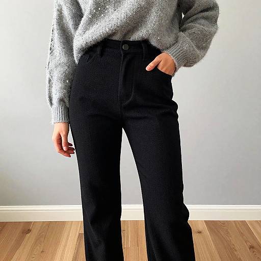 Casual Stylish Outfit with Sparkly Sweater