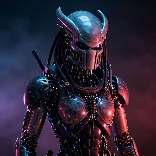 Cyberpunk Combat Cyborg Predator