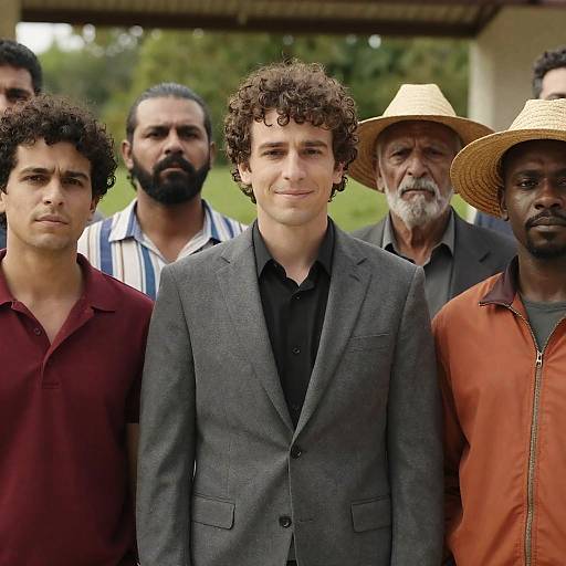 Diverse Group Portrait in Natural Setting