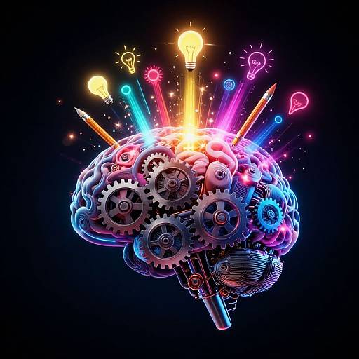 Cyberpunk Mechanical Brain Idea Generator
