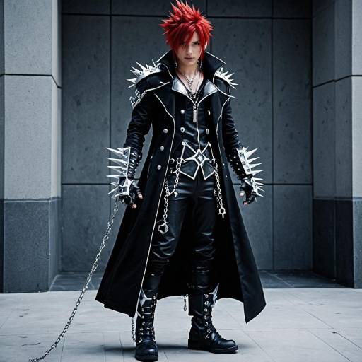 Axel Kingdom Hearts Cosplay Character Design