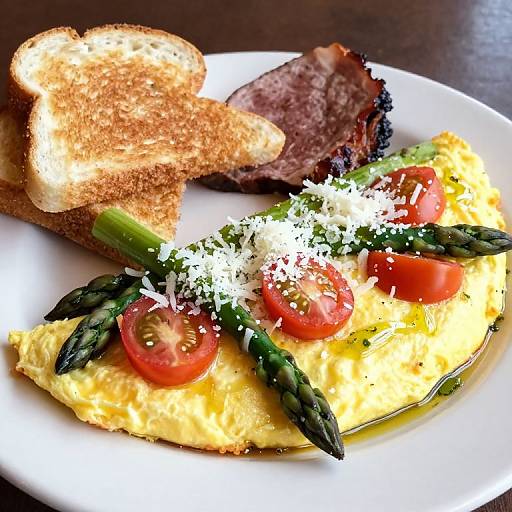 Tuscan Omelette with Fresh Ingredients