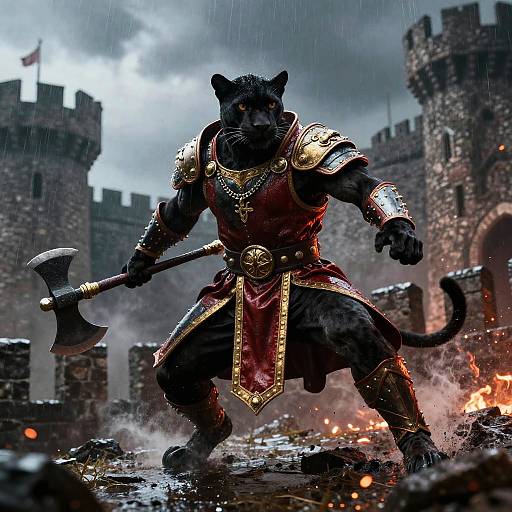 Armored Panther Royal Bodyguard