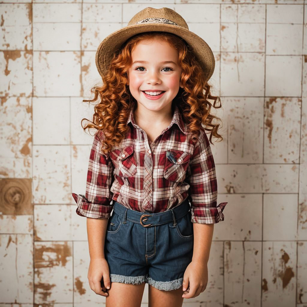 Charming Farm Girl Photoshoot in Style