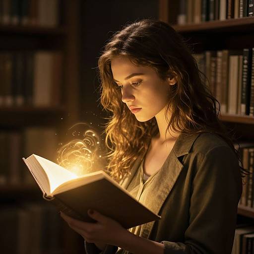 Cyberpunk Library Glow