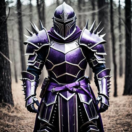 Berserker Lancelot Purple Armor Cosplay