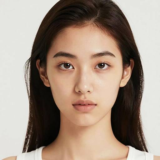 Ultra-Realistic Skinny Face Portrait