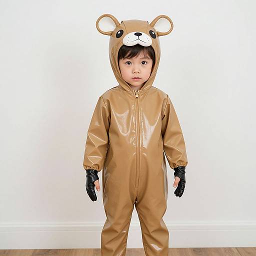 Realistic Toddler Animal Costume Photo