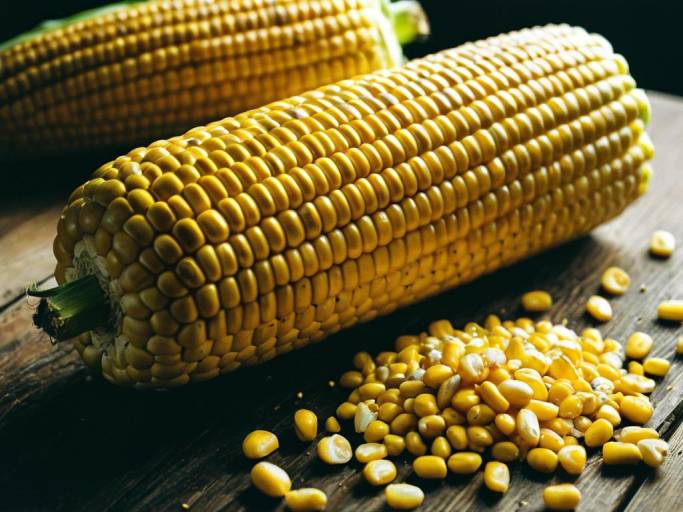 Close-Up Corn On The Cob Wallpaper