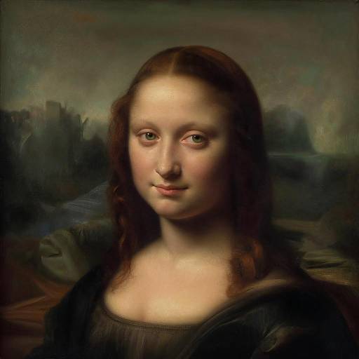 Realistic Portrait of a Red-Haired Woman