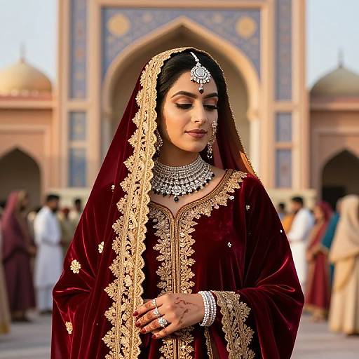 Traditional Islamic Bridal Elegance