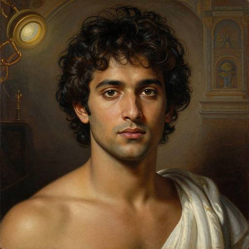 80's Sri Lankan Man as Greek God