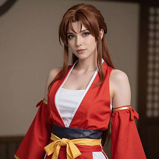 Realistic Sexy Kohaku Cosplay Photo