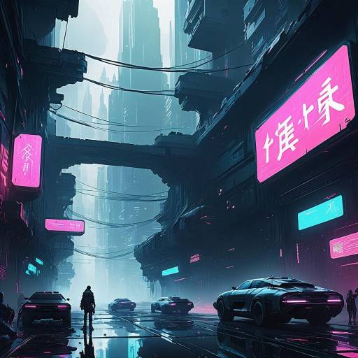 Captivating Cyberpunk Dystopia Art