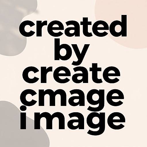 Minimalist Poster with Bold Typography