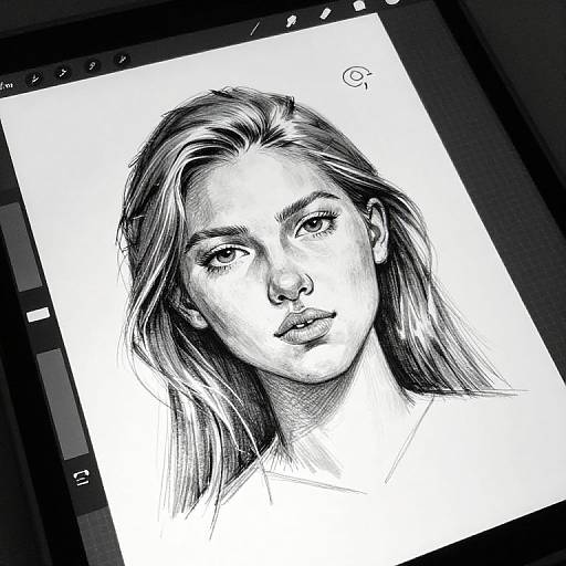 Digital Portrait Sketching Interface