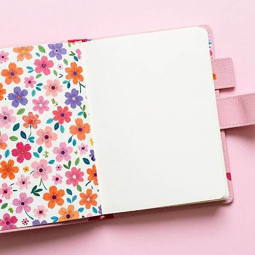 Vibrant Floral A6 Pocket Notebook