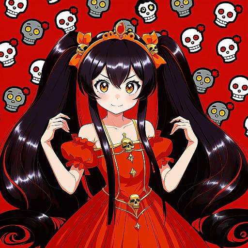 Illustration of Ashley (warioware), warioware in the style of Nagomi (mokatitk)