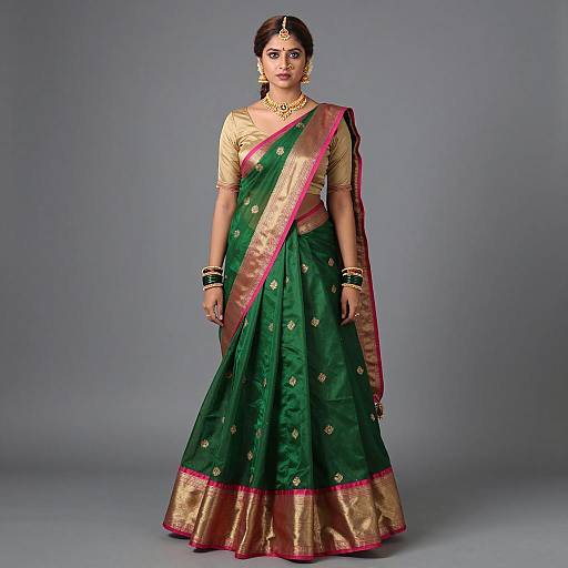 Elegant Indian Woman in Traditional Attire