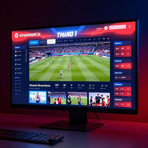 Dynamic Sports Streaming Interface Design