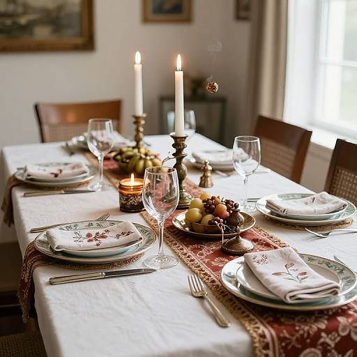 Bohemian Style Tablescape Design