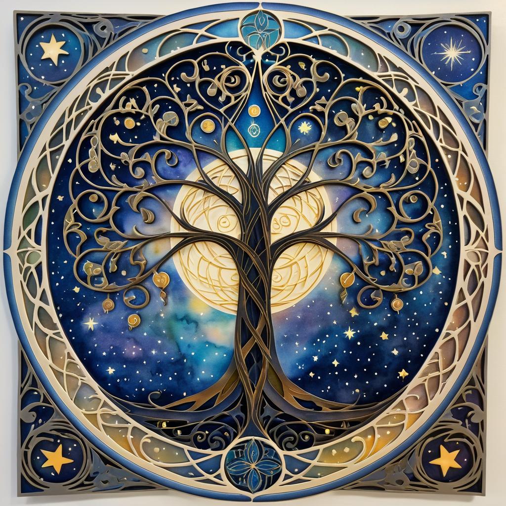 Enchanted Tree of Life Art Piece