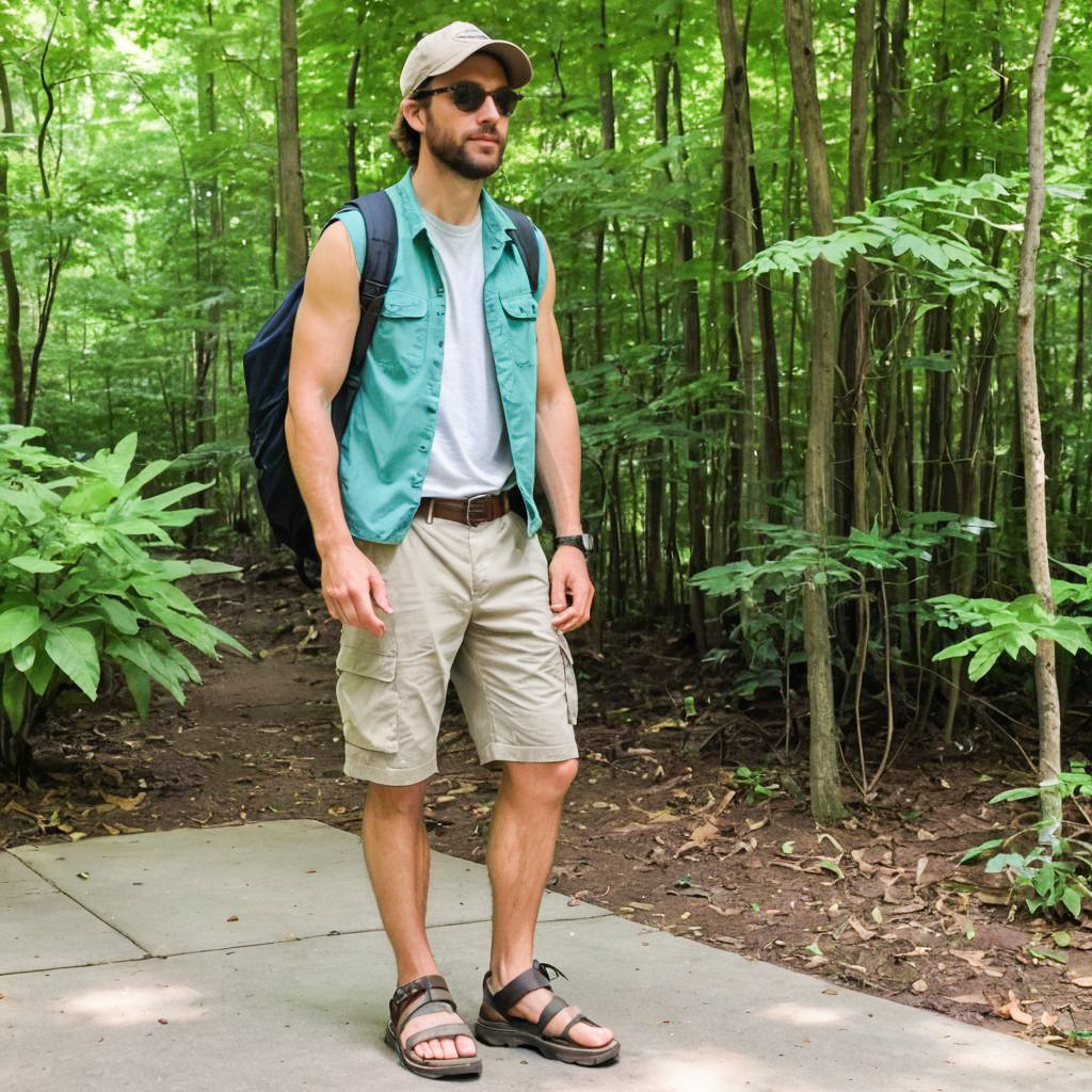 Ethan's Casual Summer Adventure Look