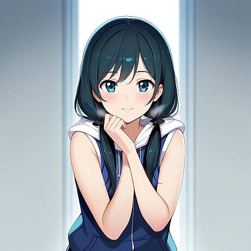 Illustration of Amano hina (tenki no ko), tenki no ko in the style of Ateoyh