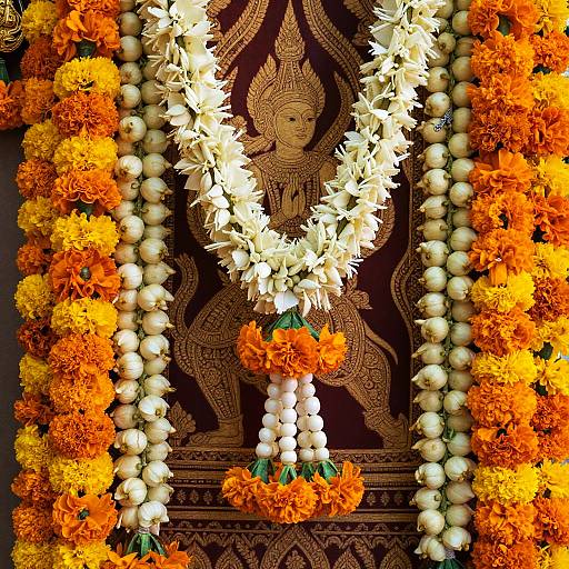 Intricate Thai Floral Ceremony Design