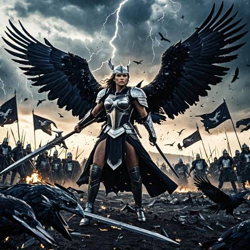 Epic Valkyrie in Twilight Battlefield