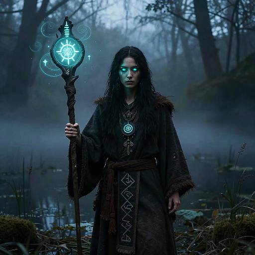 Shagui Ancient Shaman in Swamp