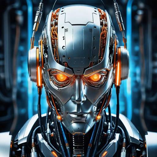 Futuristic Android Portrait with Cinematic Detail