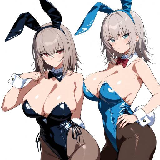 Playful Bunny Girls with Animal Ears