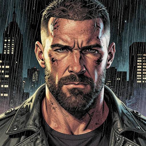 Max Payne Inspired Rugged Hero Cover