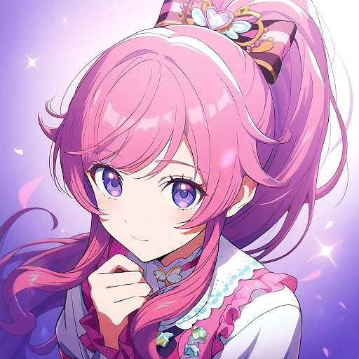 Illustration of Momoyama mirai, pretty series in the style of Kaneko ryou