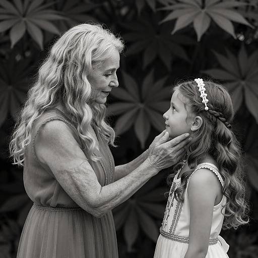 Tender Bond in Nature's Embrace