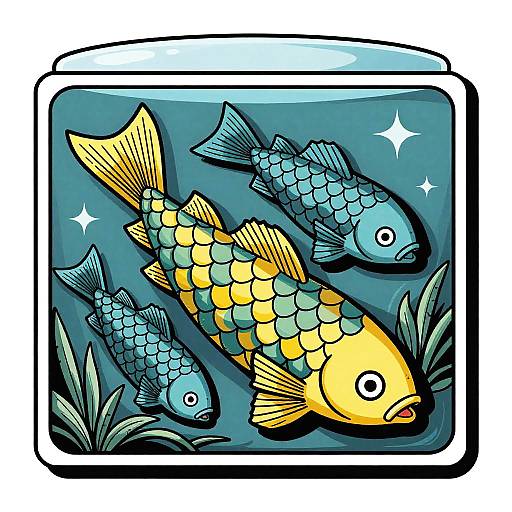 Infinite Tessellated Fish Pond Design