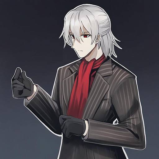 Illustration of Antonio salieri (fate), fate/grand order in the style of Seo tatsuya