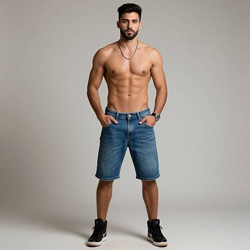 Hip Hop Style Muscular Man