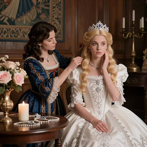 Renaissance Elegance: A Portrait of Care