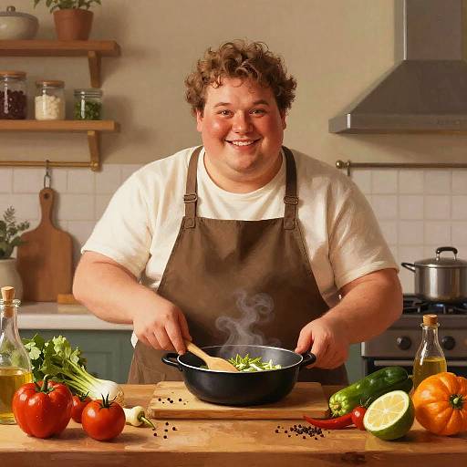 Cozy Kitchen Cooking Comfort