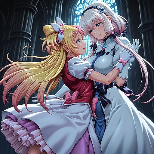 Illustration of Haruno haruka, precure in the style of Ootsuki wataru